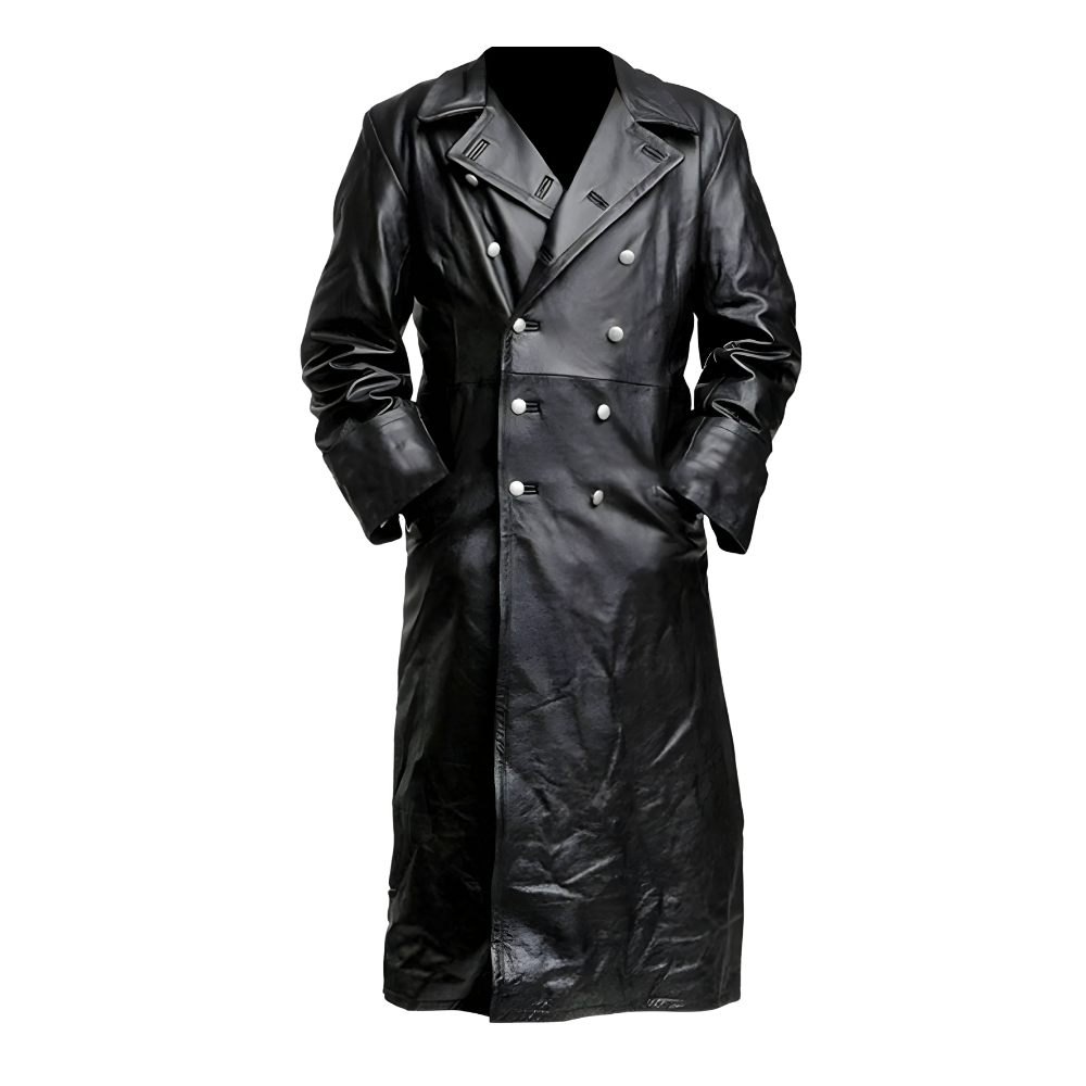 Shadow General Leather Trench Coat