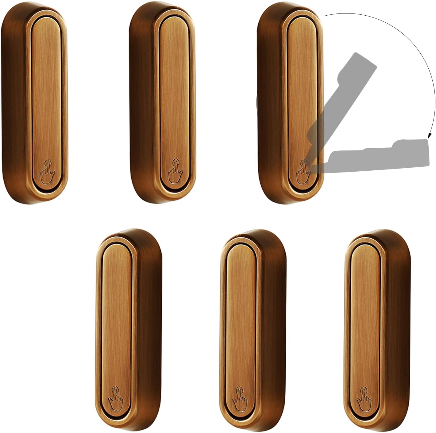 4PCS Folding Coat Hook, Heavy Duty Wall Hooks Made of Zinc Alloy, Foldable Gold Wall Hooks for Hanging Coats, Scarves, Hats, Bathrobes, Keys, Bags (Gold)