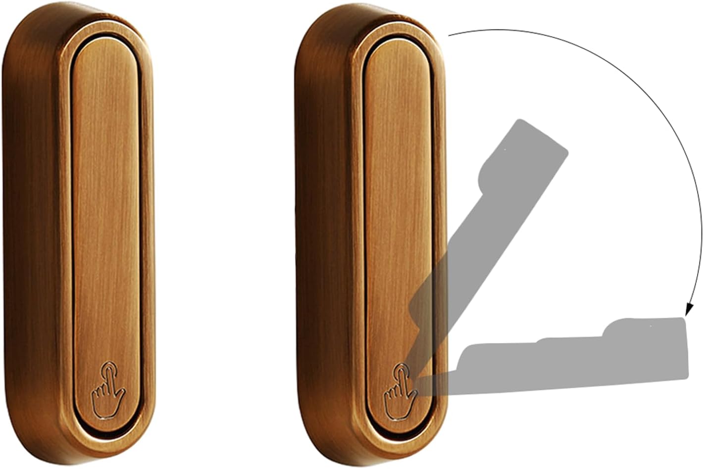 4PCS Folding Coat Hook, Heavy Duty Wall Hooks Made of Zinc Alloy, Foldable Gold Wall Hooks for Hanging Coats, Scarves, Hats, Bathrobes, Keys, Bags (Gold)