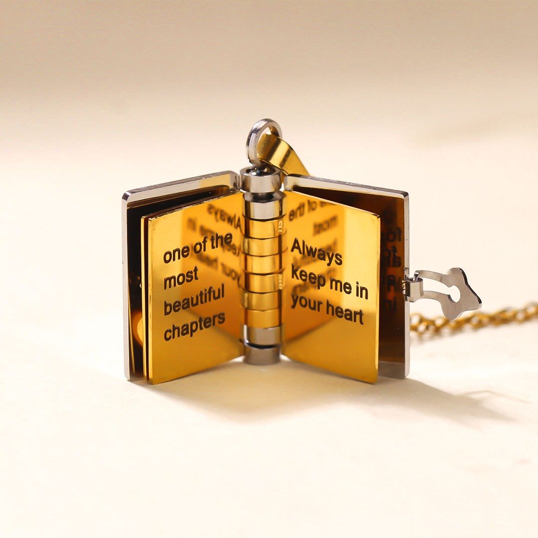 For Granddaughter - The Most Beautiful Chapter Book Necklace