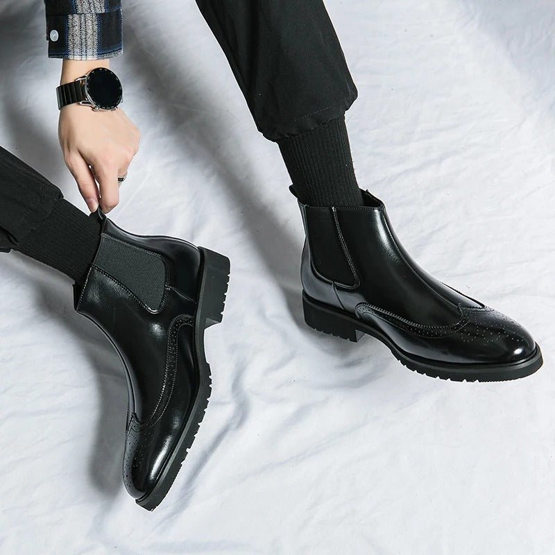 Alden Genuine Leather Chelsea Boots - Prestiqlo