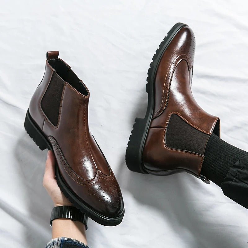 Alden Genuine Leather Chelsea Boots - Prestiqlo