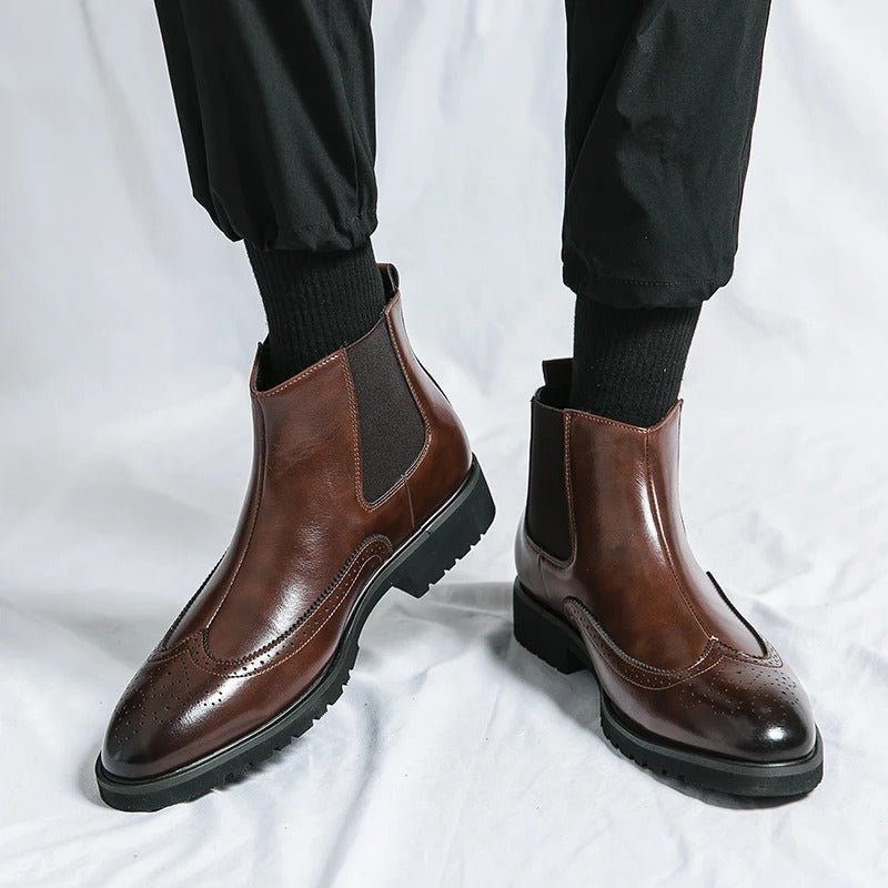 Alden Genuine Leather Chelsea Boots - Prestiqlo