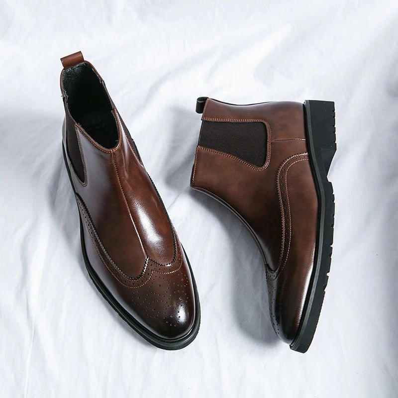 Alden Genuine Leather Chelsea Boots - Prestiqlo