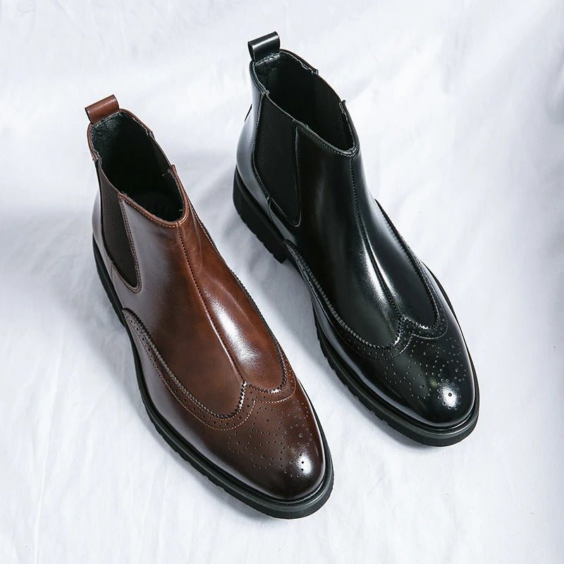 Alden Genuine Leather Chelsea Boots - Prestiqlo