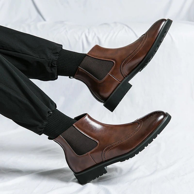 Alden Genuine Leather Chelsea Boots - Prestiqlo