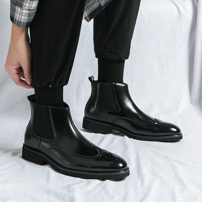 Alden Genuine Leather Chelsea Boots - Prestiqlo