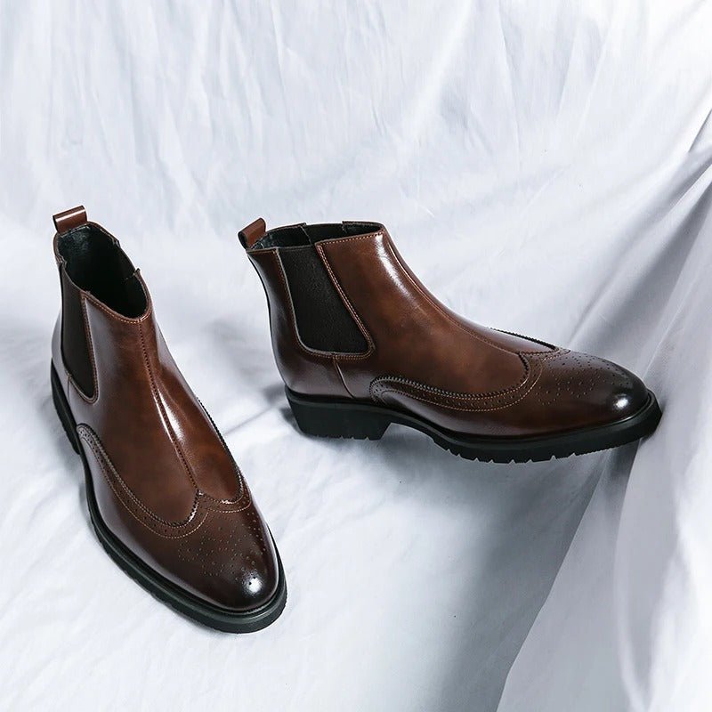 Alden Genuine Leather Chelsea Boots - Prestiqlo