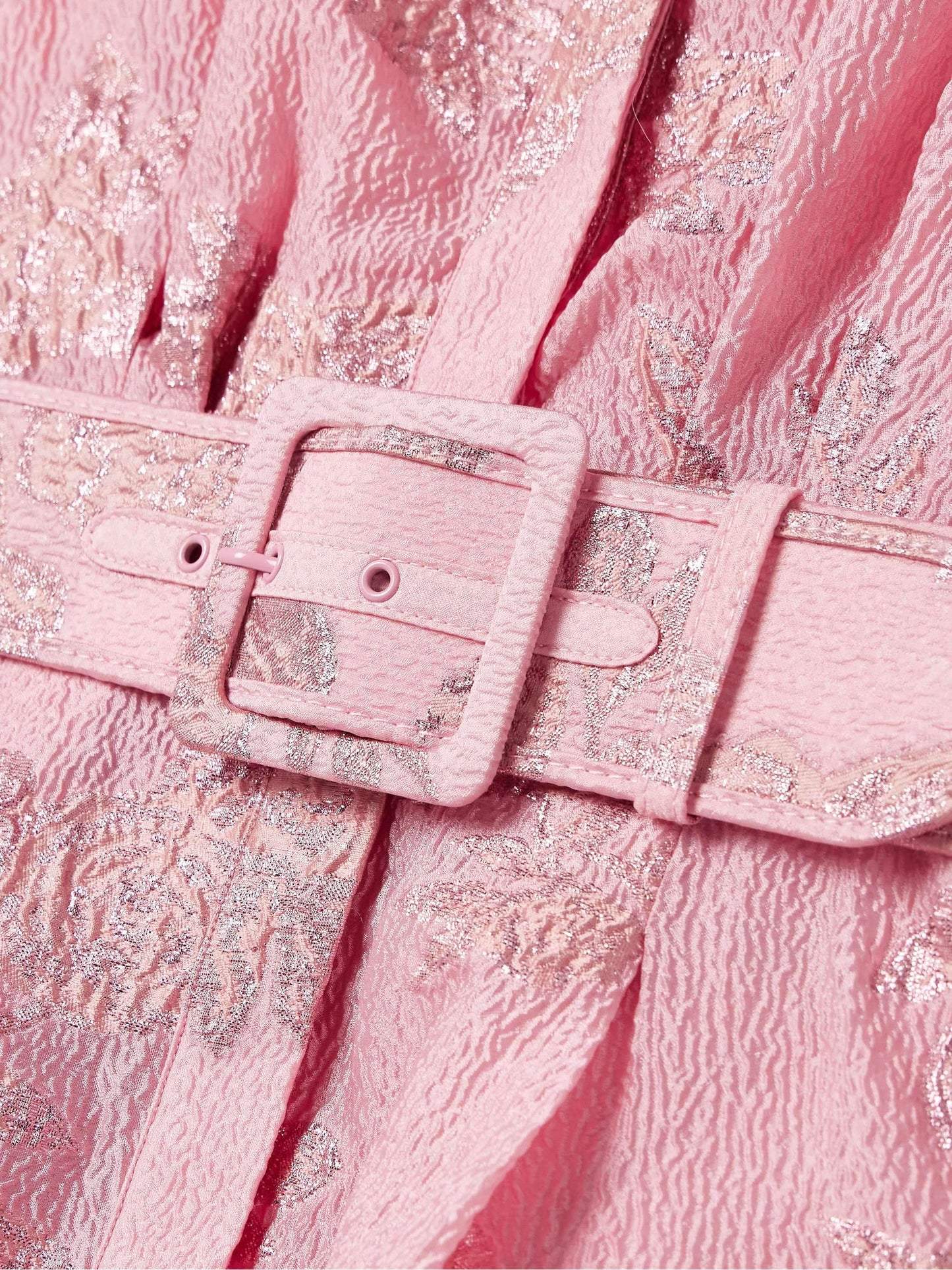 Anabella - Short Puff Sleeves Dress - Prestiqlo