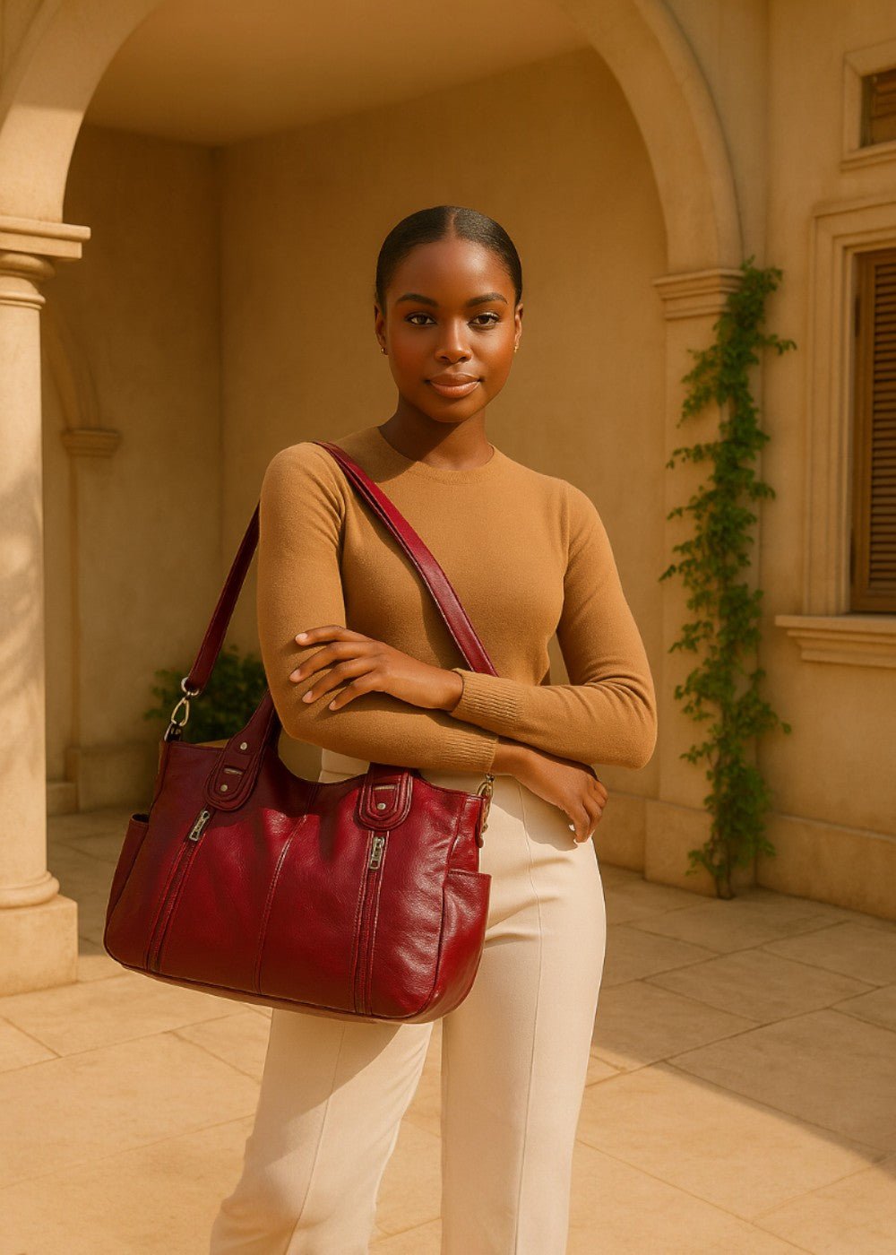 Ange Vegan Leather Bag - Prestiqlo