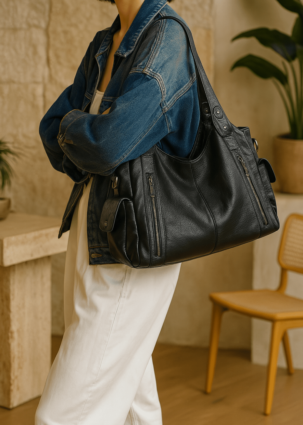 Ange Vegan Leather Bag - Prestiqlo