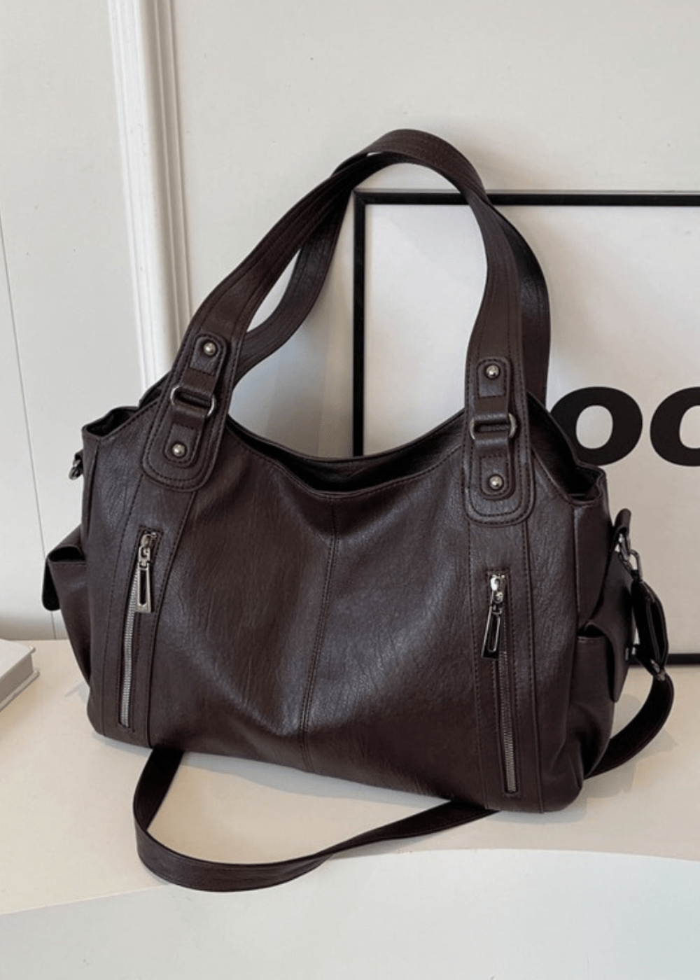 Ange Vegan Leather Bag - Prestiqlo