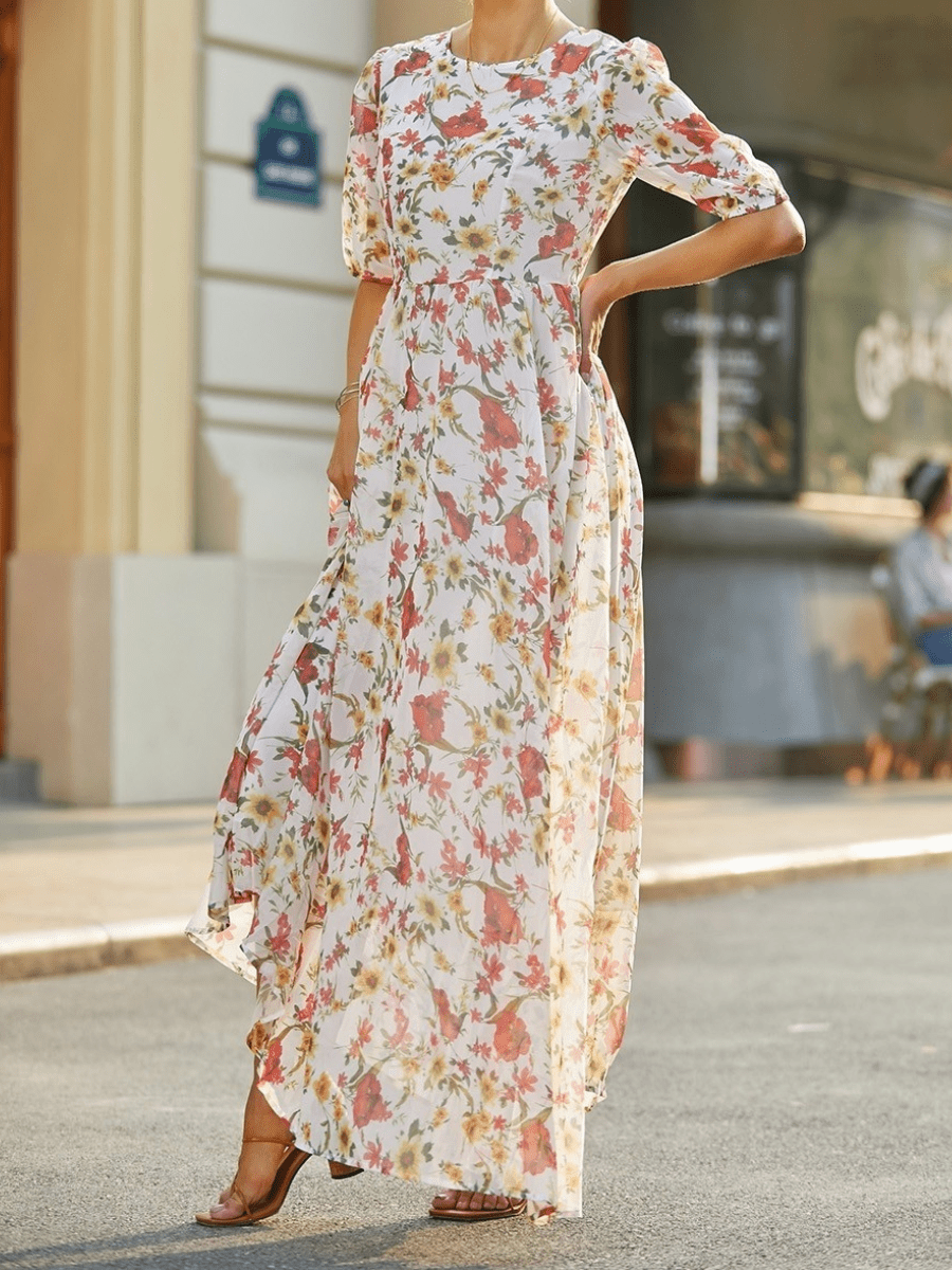 Ariane | Romantic Maxi Dress - Prestiqlo