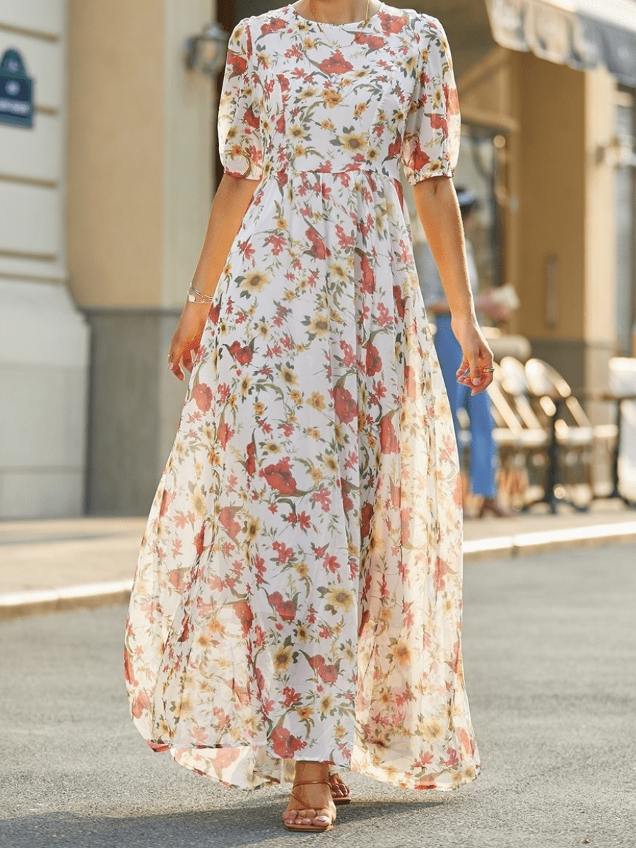 Ariane | Romantic Maxi Dress - Prestiqlo