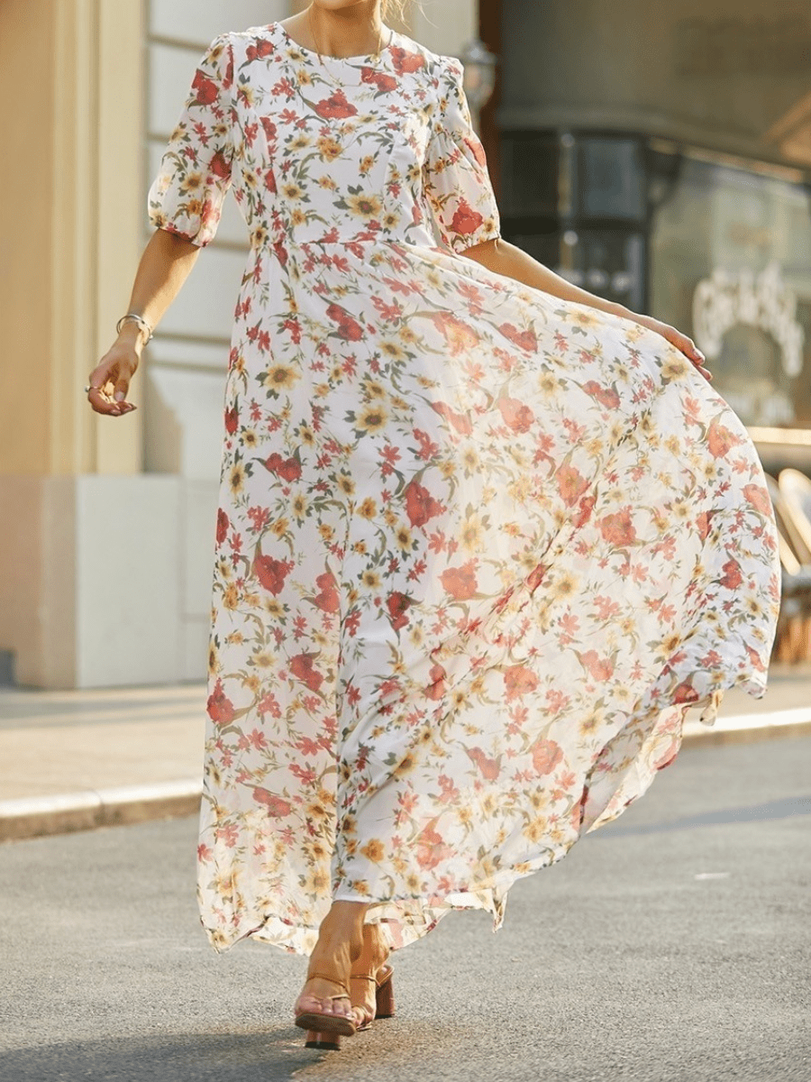 Ariane | Romantic Maxi Dress - Prestiqlo