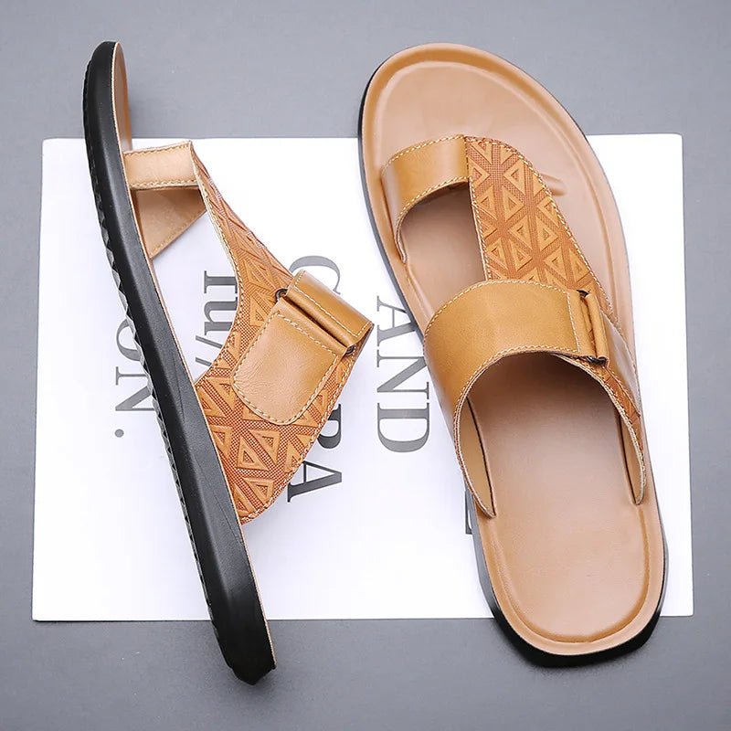 Ashmere Leather Sandals - Prestiqlo