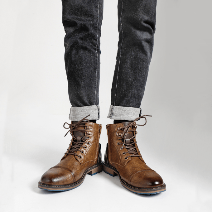 Bayshore Leather Boots - Prestiqlo