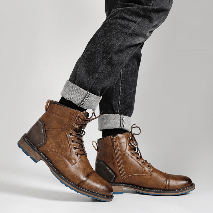 Bayshore Leather Boots - Prestiqlo