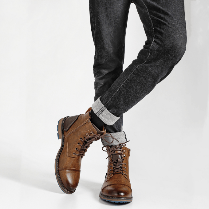 Bayshore Leather Boots - Prestiqlo