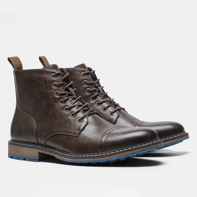 Bayshore Leather Boots - Prestiqlo