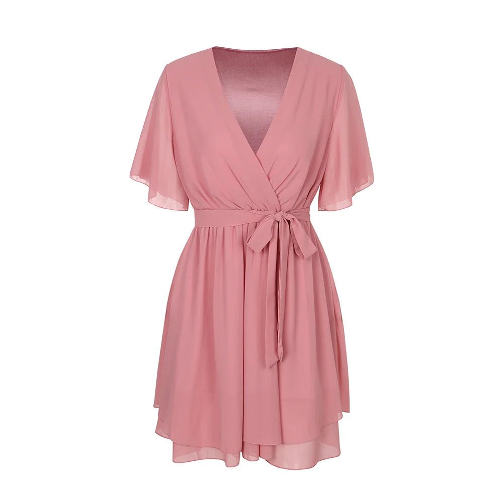 Bella Tie Dress - Prestiqlo