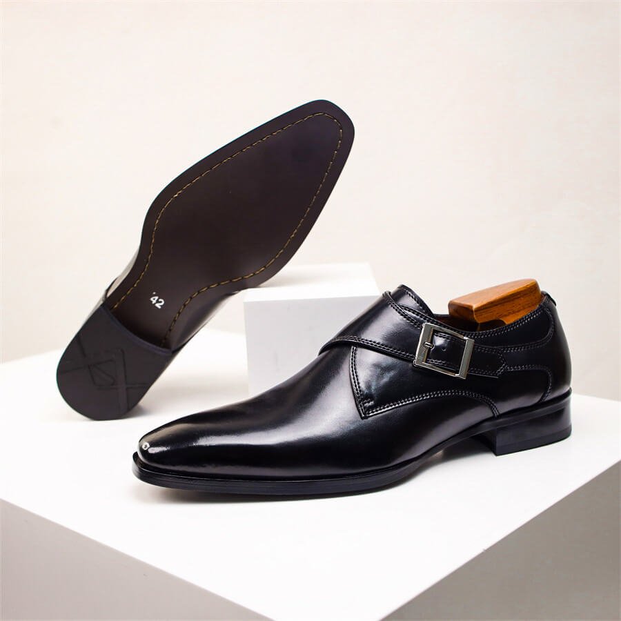 Carlo Vespucci Leather Shoes - Prestiqlo