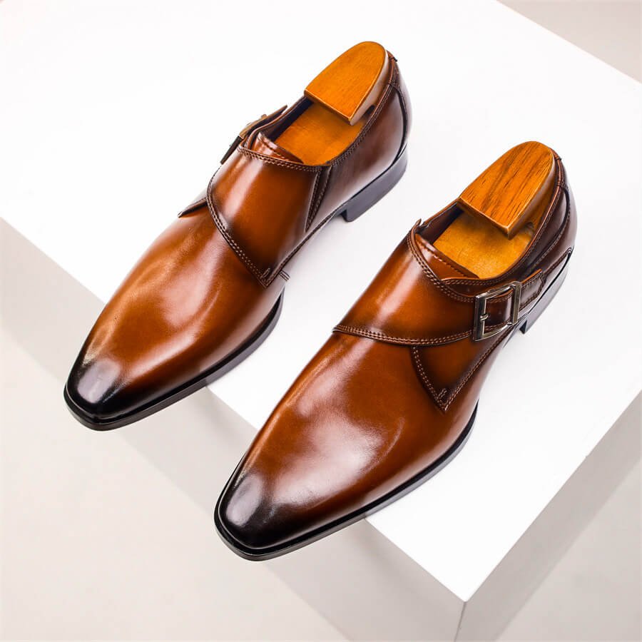 Carlo Vespucci Leather Shoes - Prestiqlo