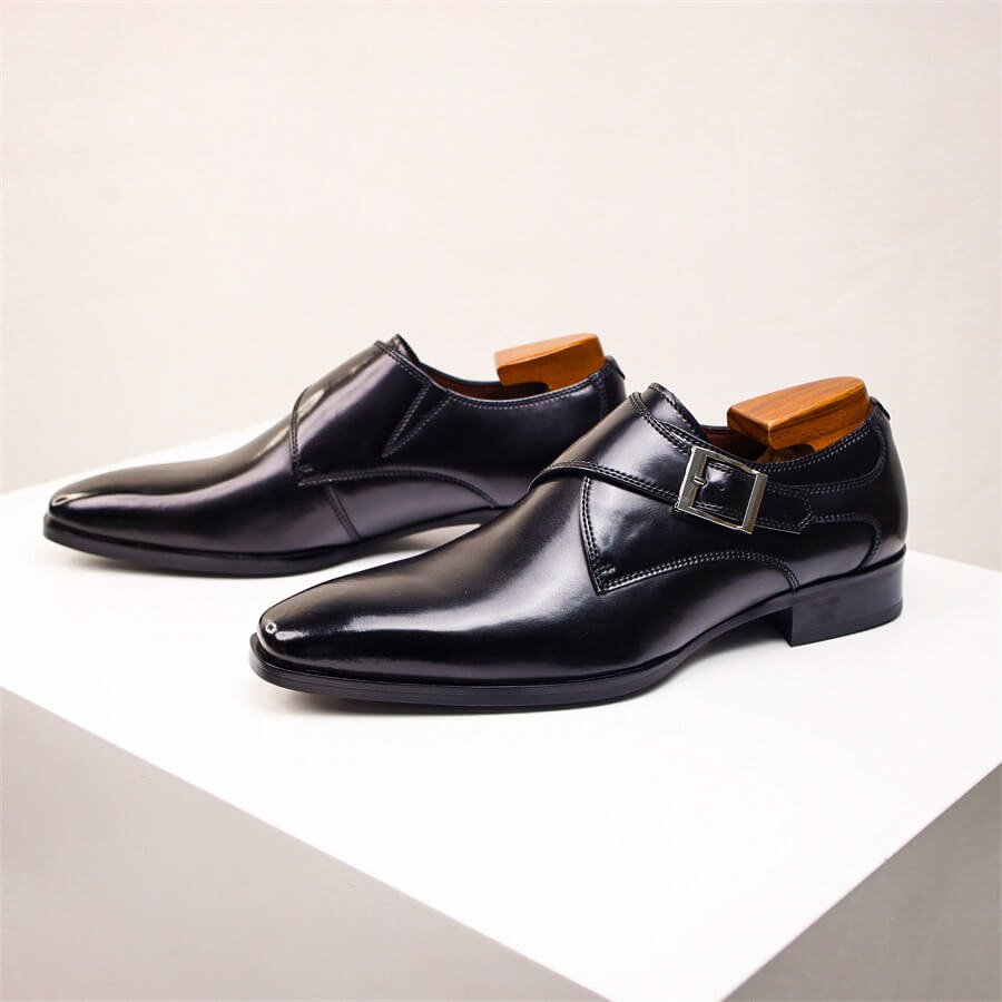 Carlo Vespucci Leather Shoes - Prestiqlo