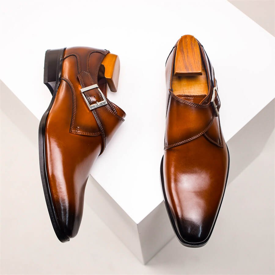Carlo Vespucci Leather Shoes - Prestiqlo
