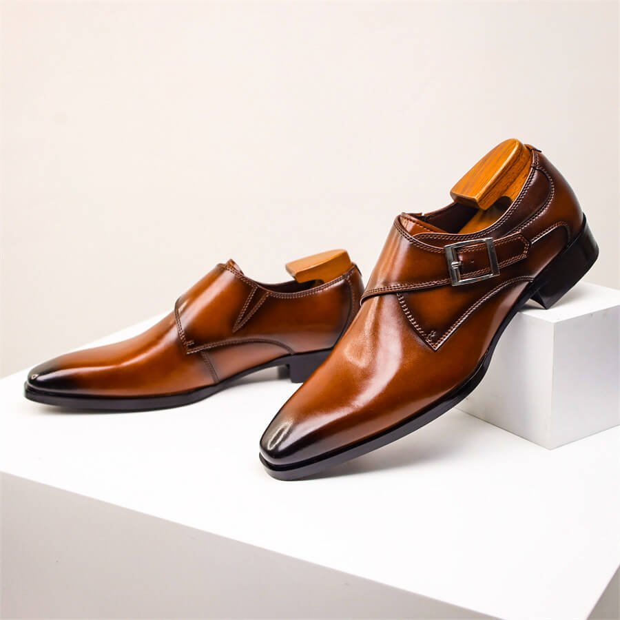 Carlo Vespucci Leather Shoes - Prestiqlo