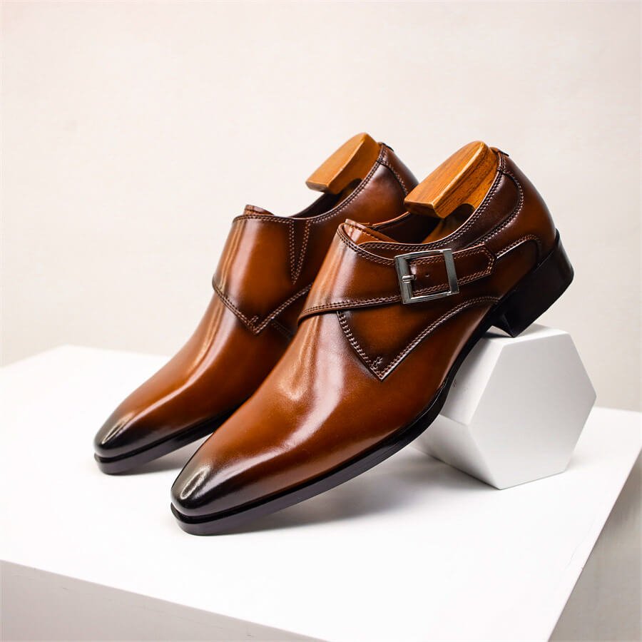 Carlo Vespucci Leather Shoes - Prestiqlo