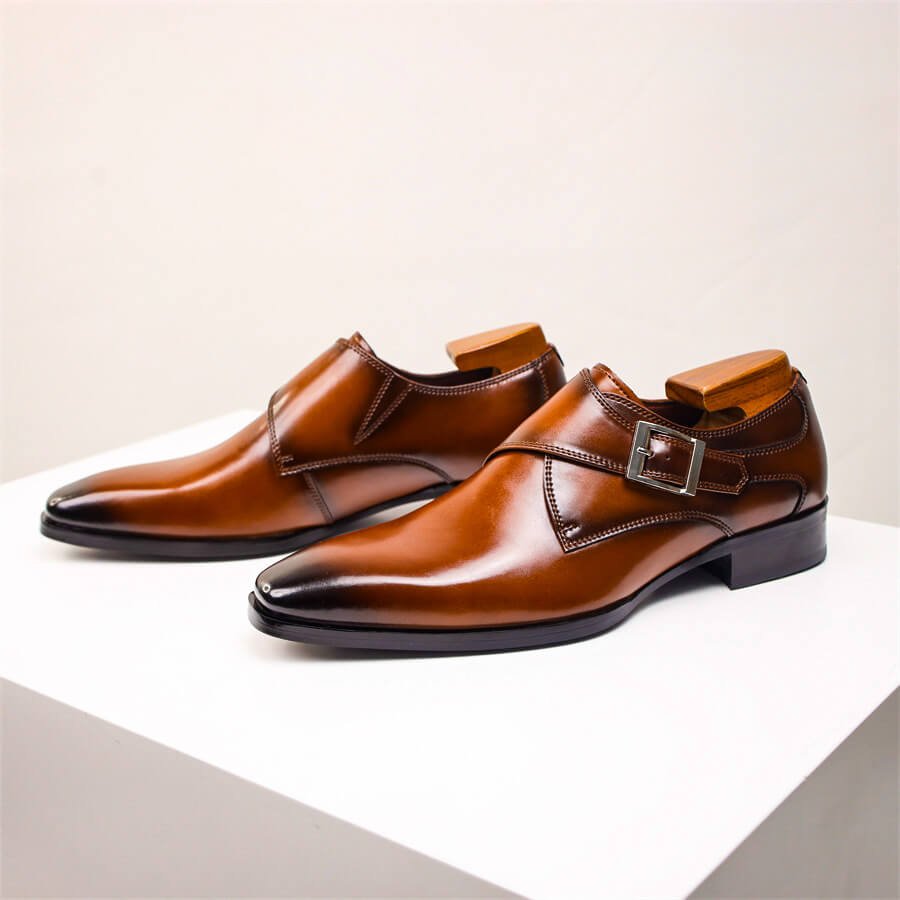 Carlo Vespucci Leather Shoes - Prestiqlo