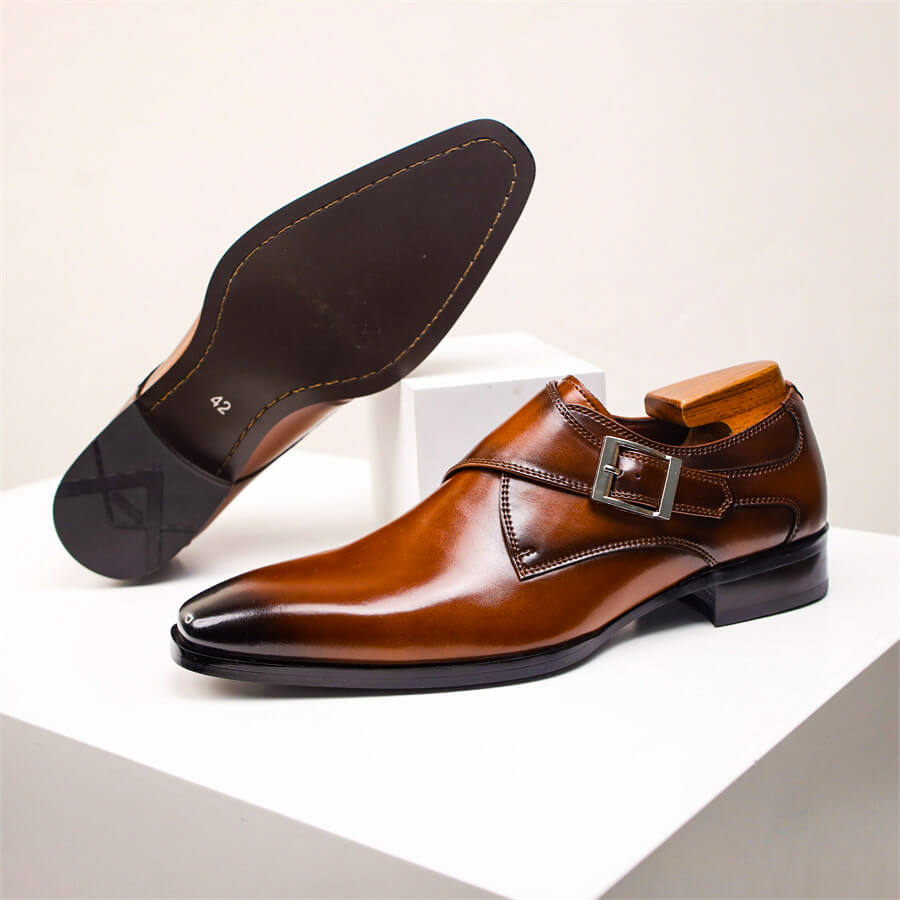 Carlo Vespucci Leather Shoes - Prestiqlo