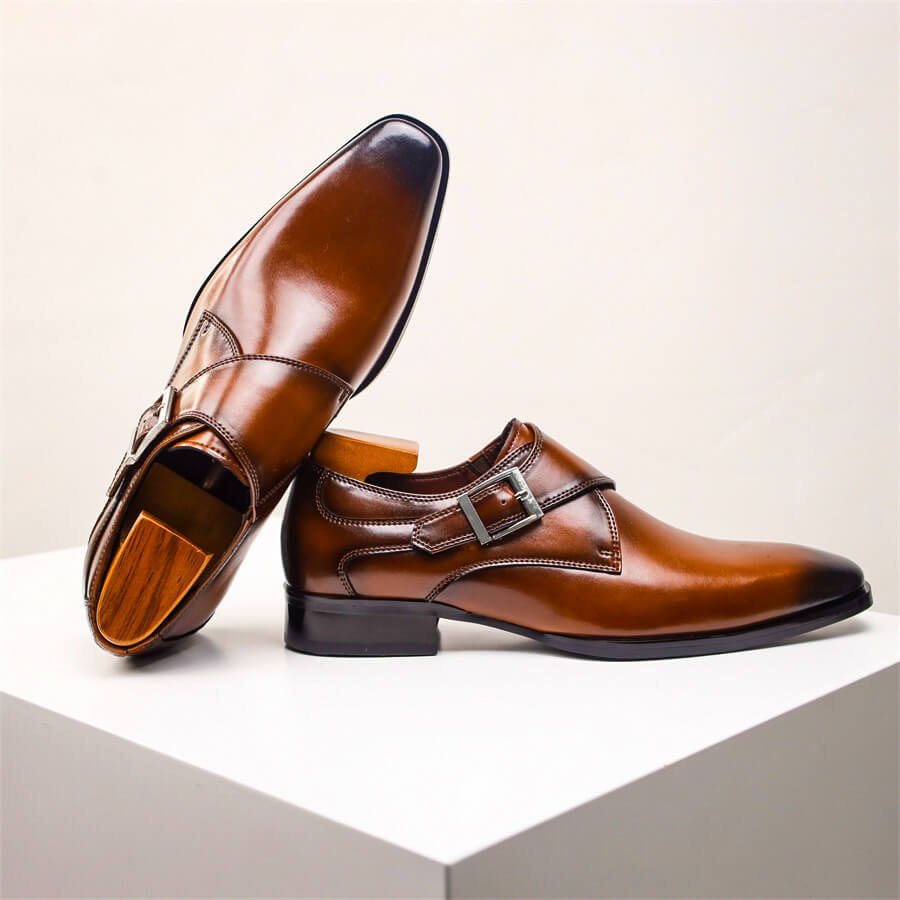 Carlo Vespucci Leather Shoes - Prestiqlo