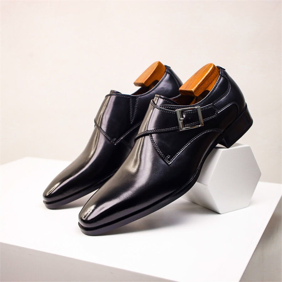 Carlo Vespucci Leather Shoes - Prestiqlo