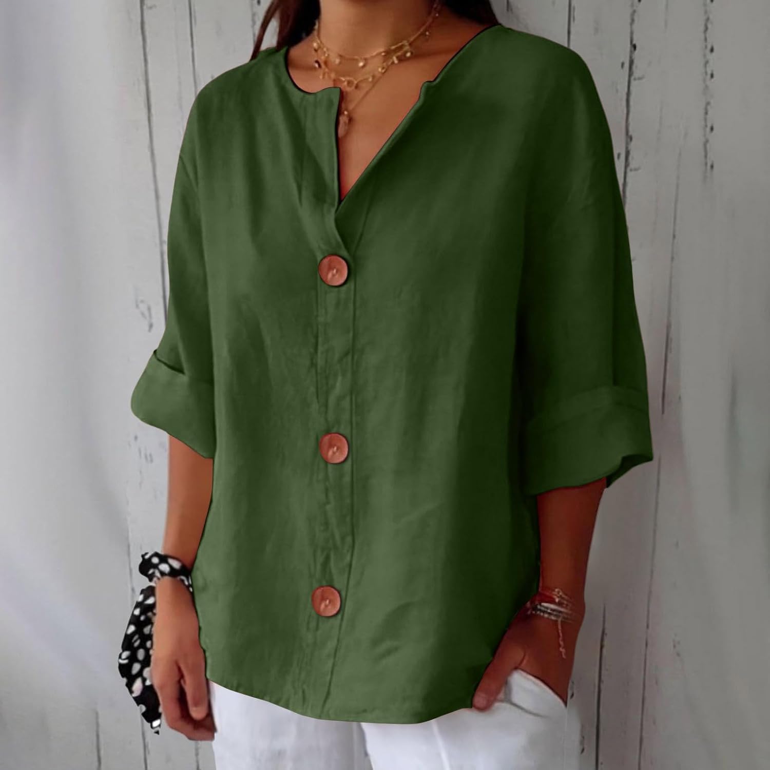 Clara - Relaxed Blouse - Prestiqlo