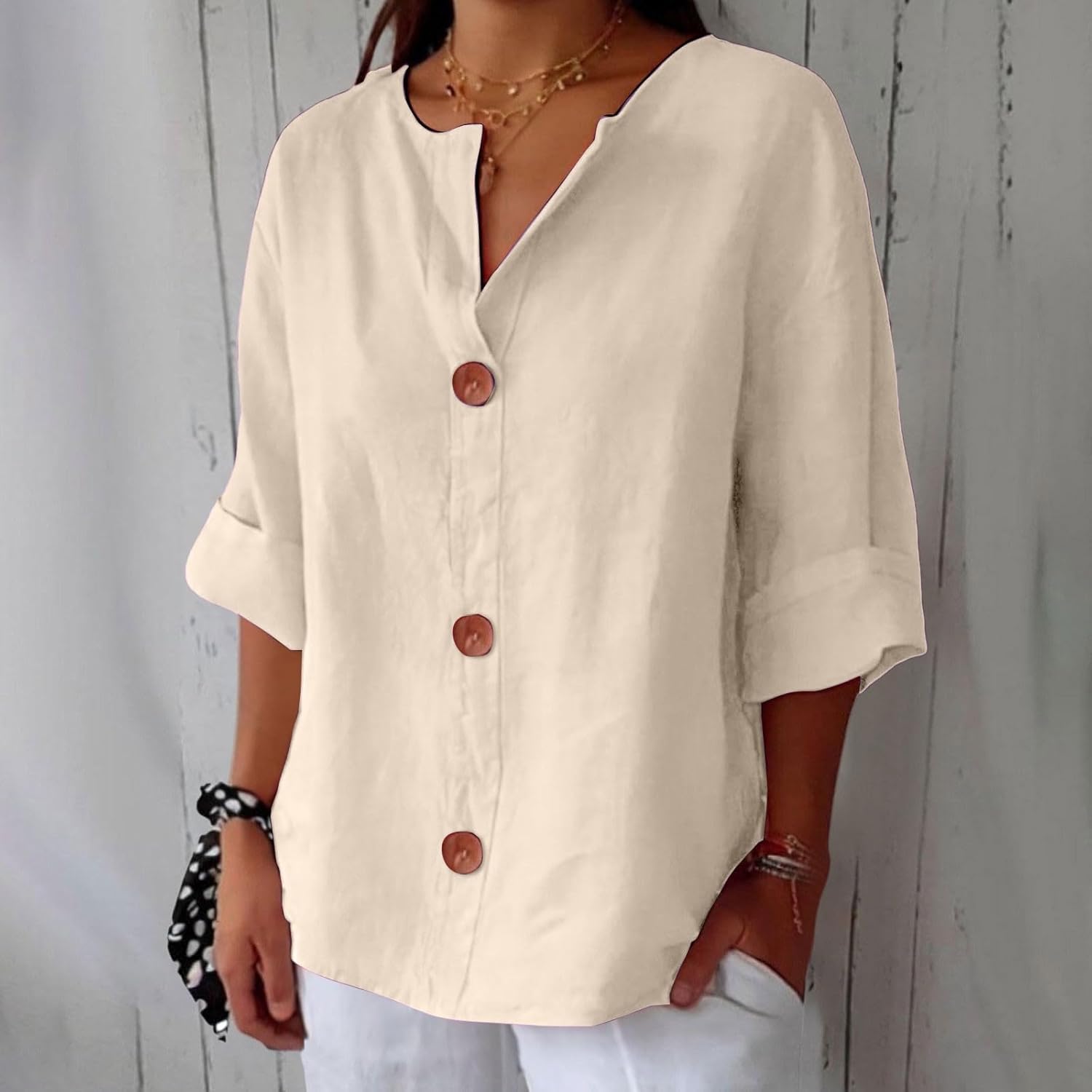 Clara - Relaxed Blouse - Prestiqlo