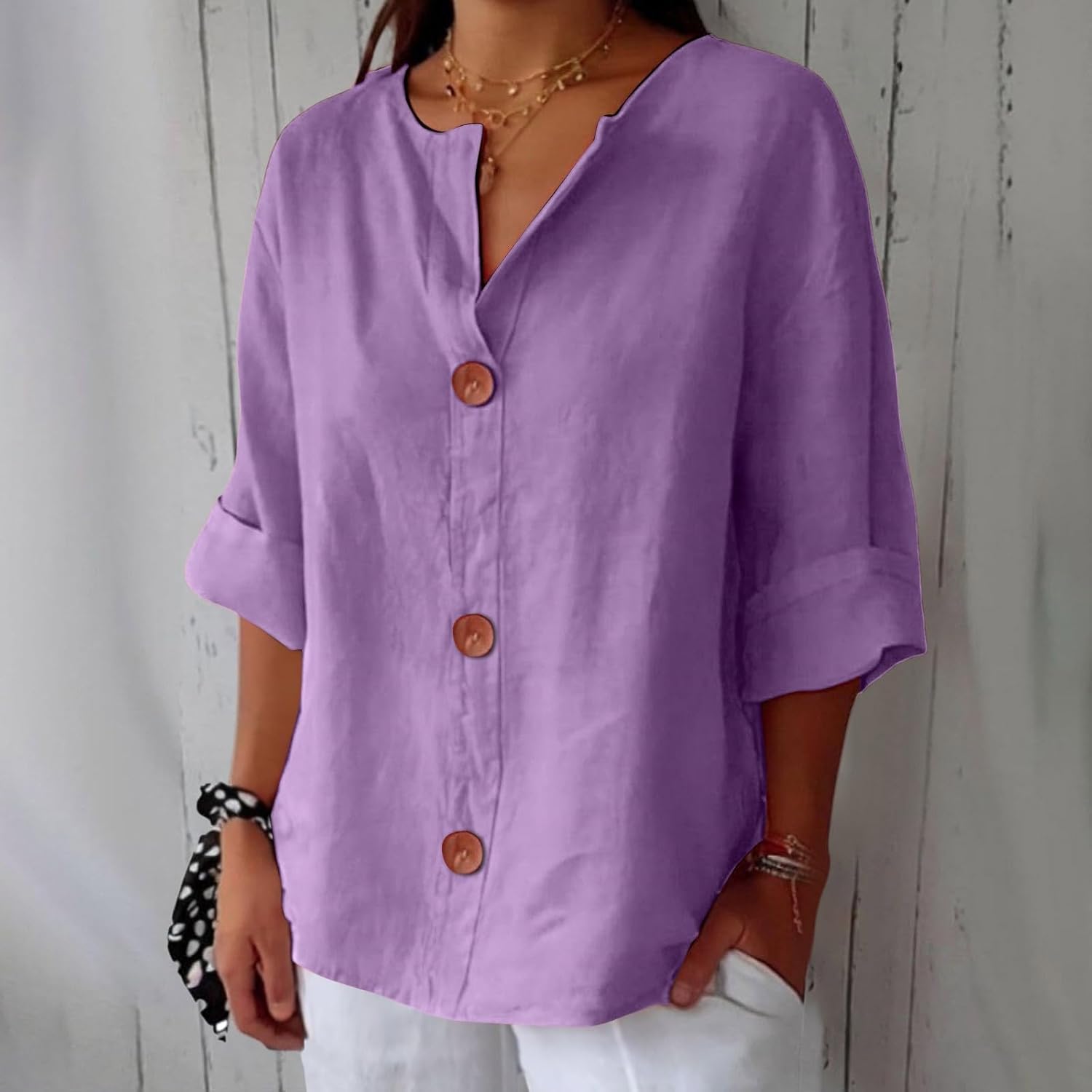 Clara - Relaxed Blouse - Prestiqlo