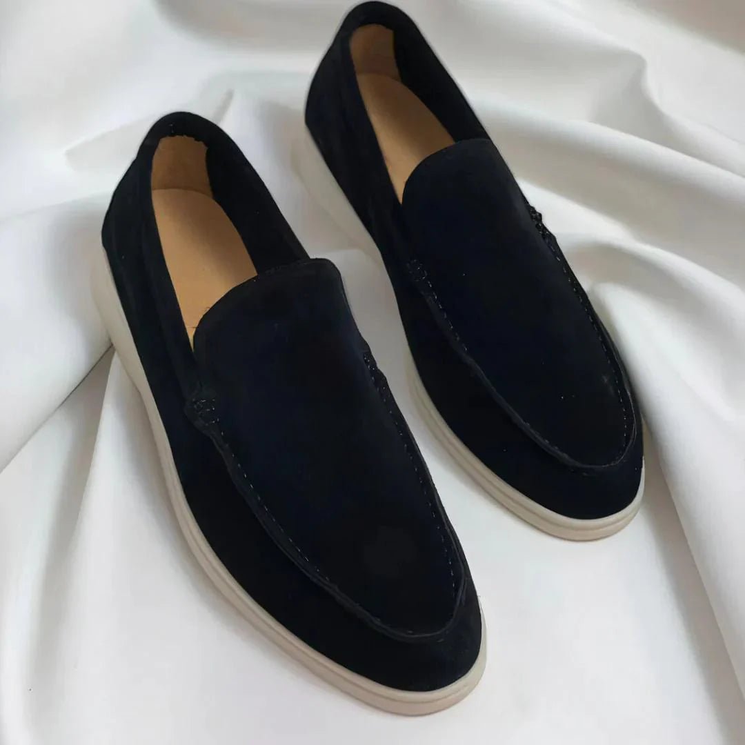 Classy Suede Loafers - Prestiqlo
