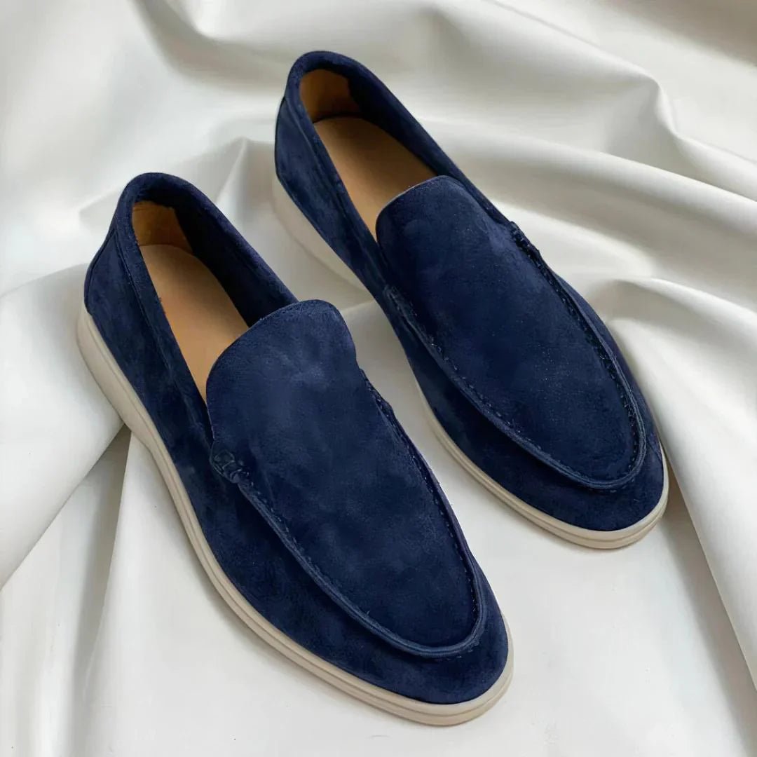 Classy Suede Loafers - Prestiqlo