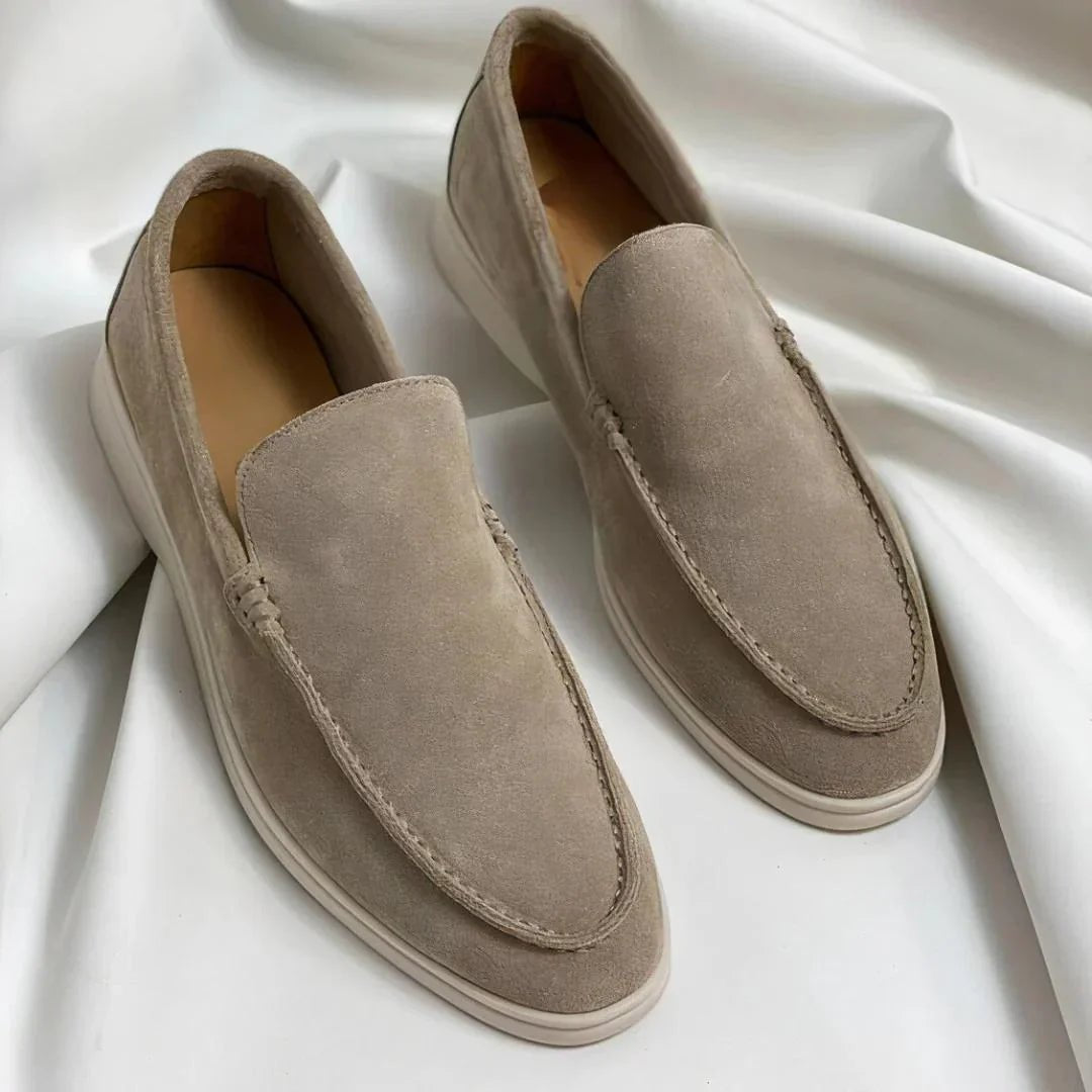 Classy Suede Loafers - Prestiqlo