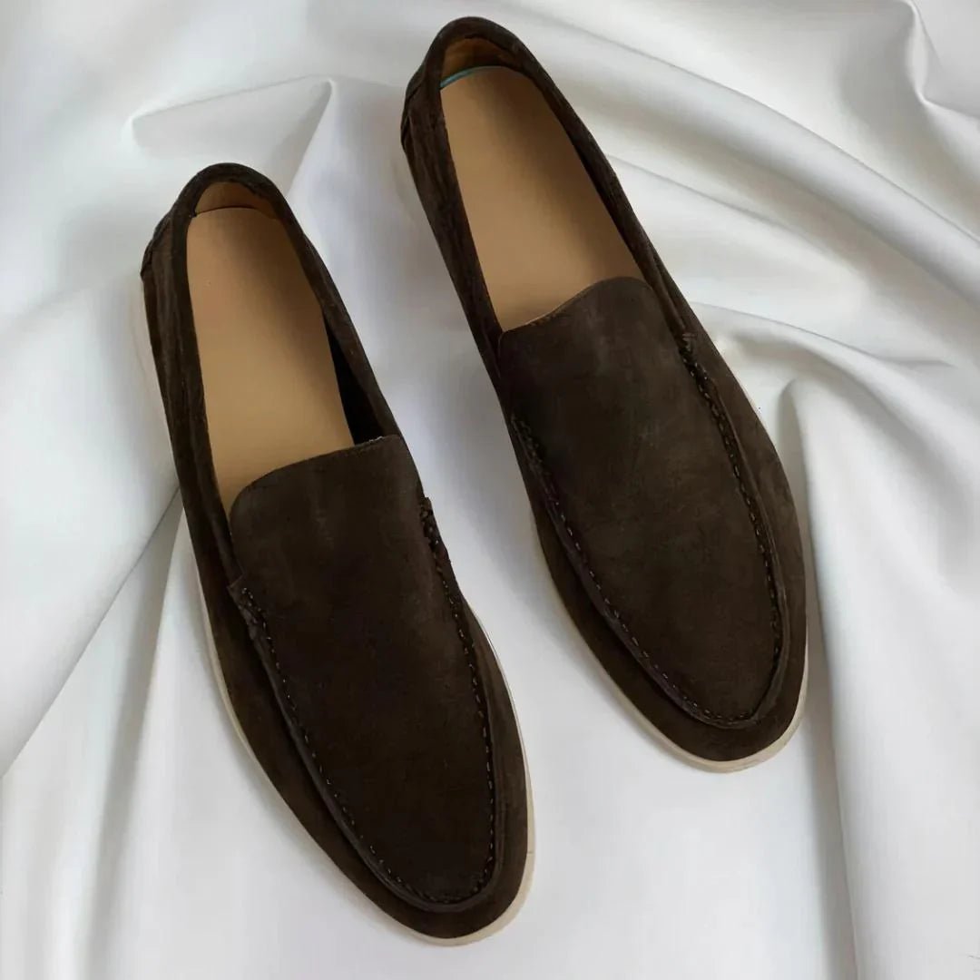 Classy Suede Loafers - Prestiqlo