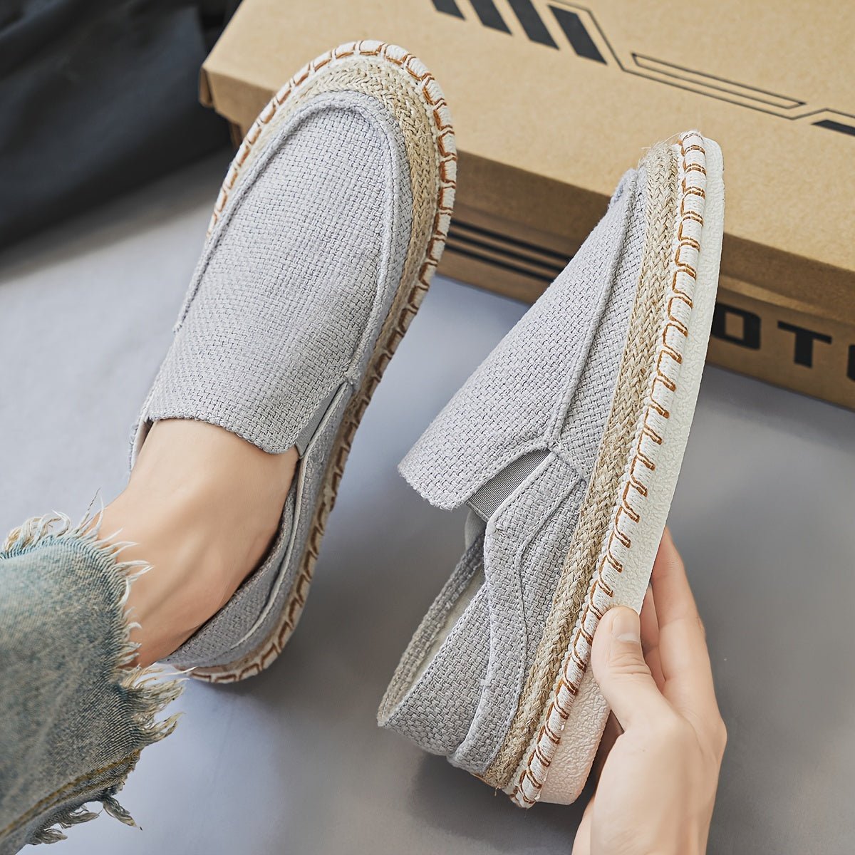 Coastal Weave Slip - On Shoes - Prestiqlo