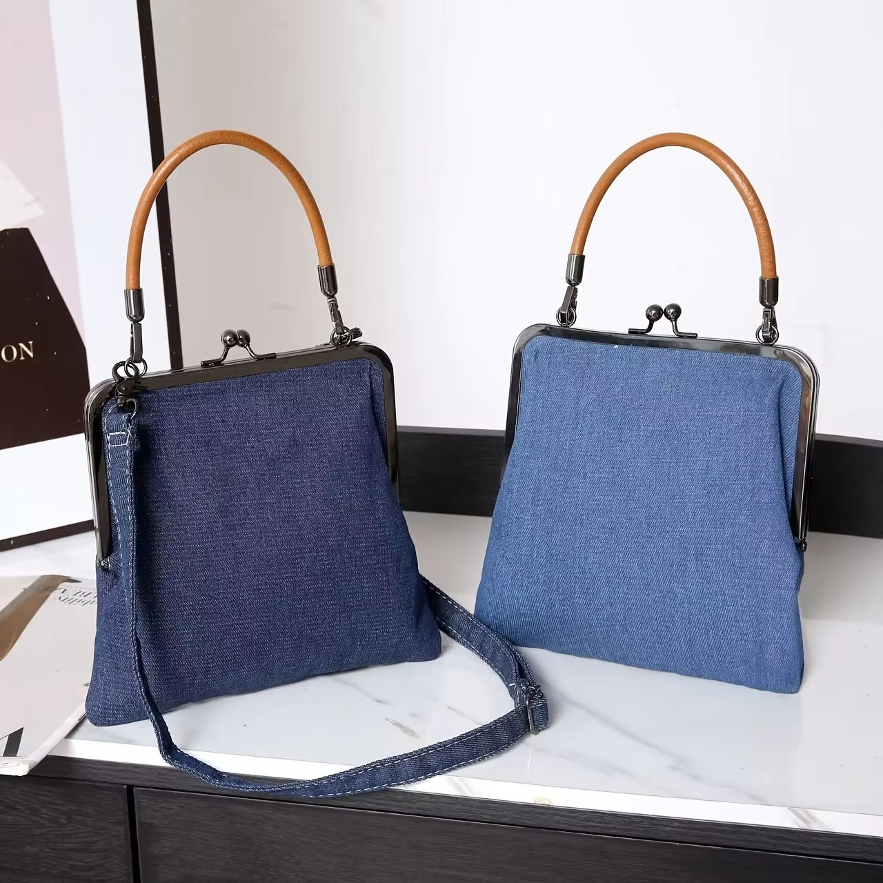 Denim Theory Shoulder - Bag - Prestiqlo