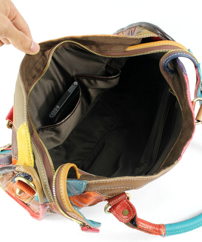 Elena Patchwork Tote Bag - Prestiqlo