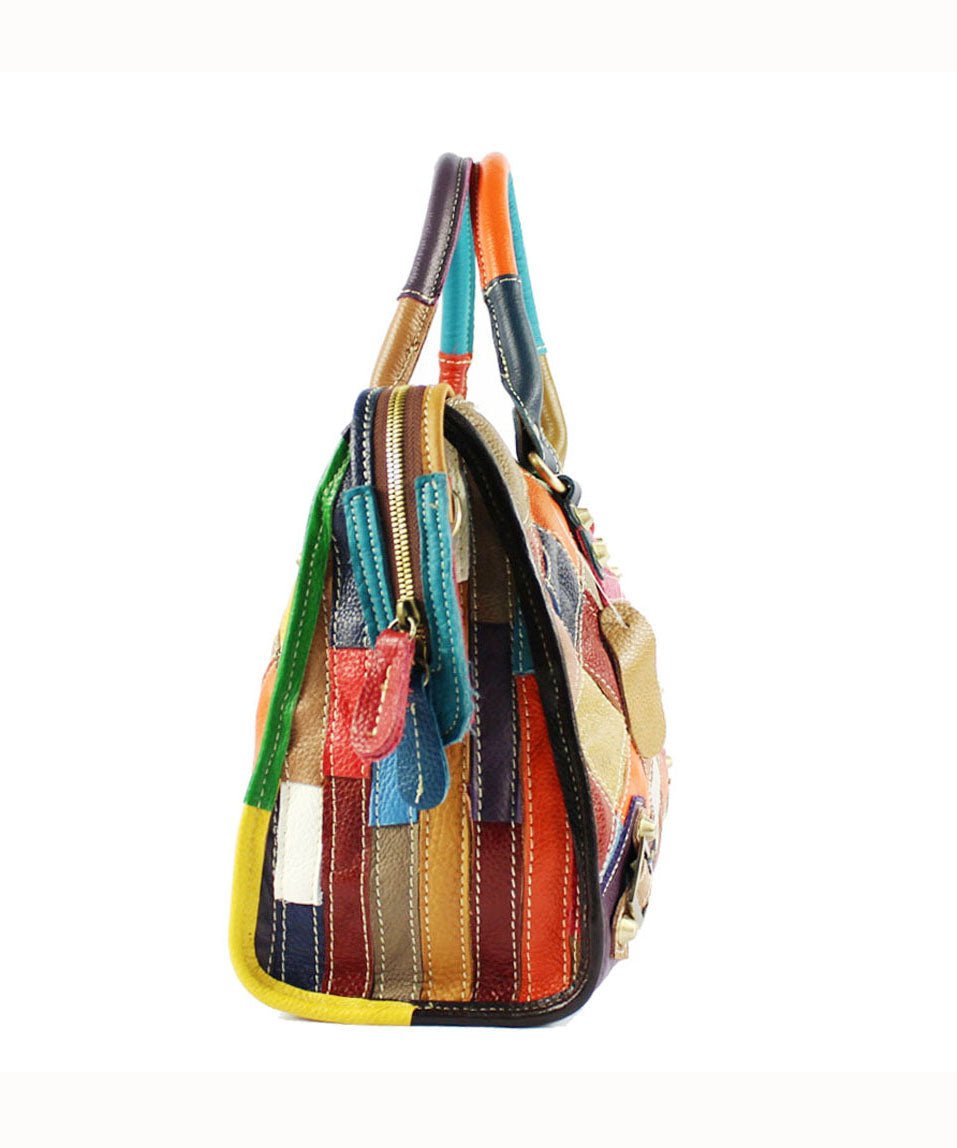 Elena Patchwork Tote Bag - Prestiqlo