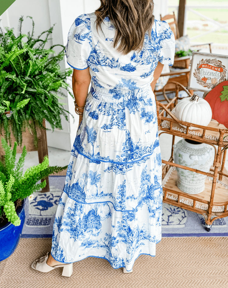 Eliza | Classic Toile Maxi - Prestiqlo
