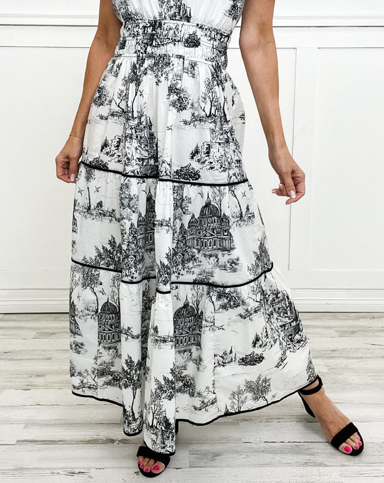Eliza | Classic Toile Maxi - Prestiqlo