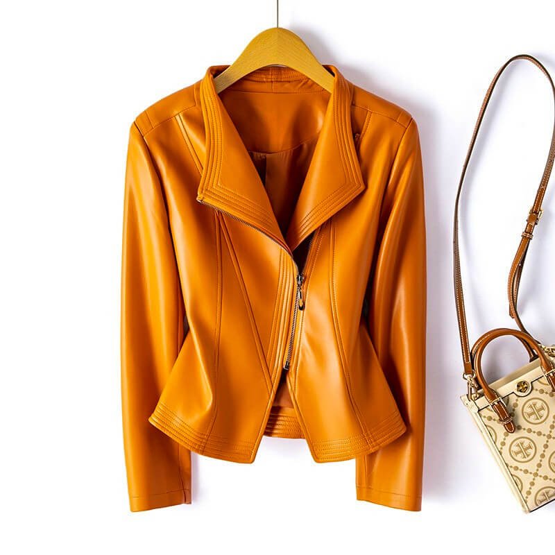 Hellena Leather Jacket - Prestiqlo