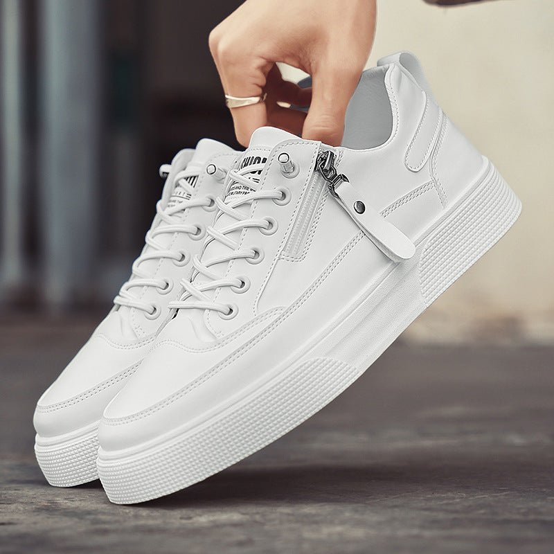 Hudson Leather Sneakers - Prestiqlo